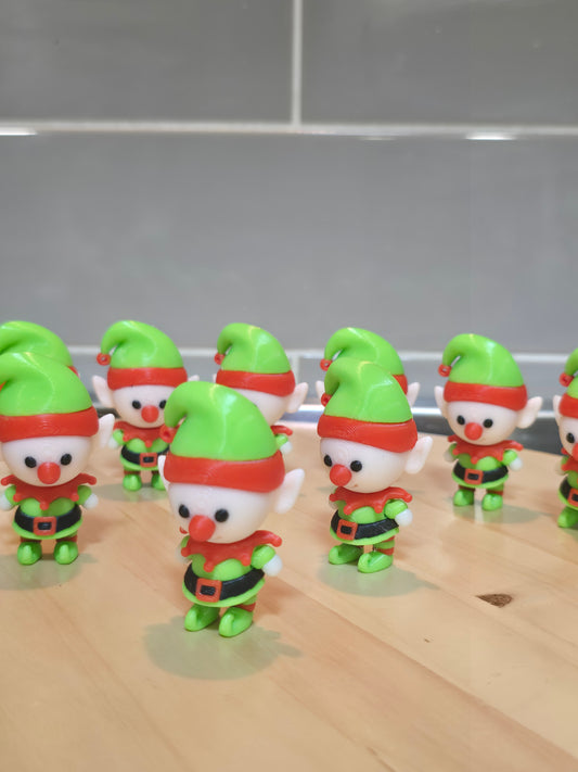🎄Mini 3D Christmas Elf  – Fun and Fidget Friendly.