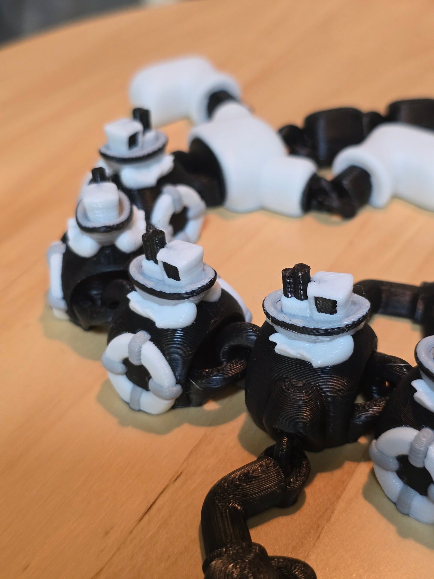 🐉 1920’s Mouse-Themed Steamboat Dragon – 3D Printed Collectible - Large