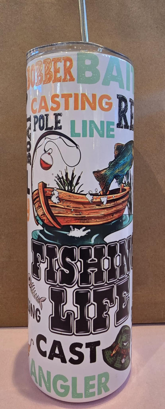 Fishing Life 20oz Tumbler