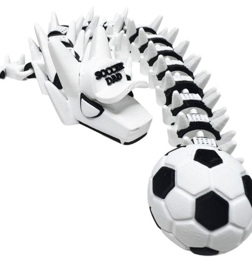 ⚽🐉 3D Printed large Soccer Dragon