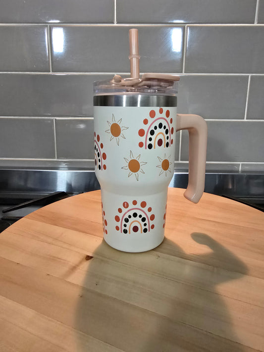 20oz dupe - Brown dots