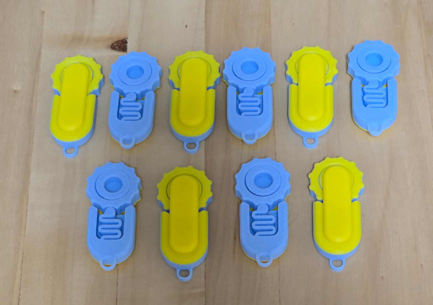 3D gear click fidgets