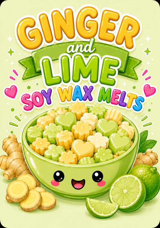 Ginger and Lime - assorted wax melts