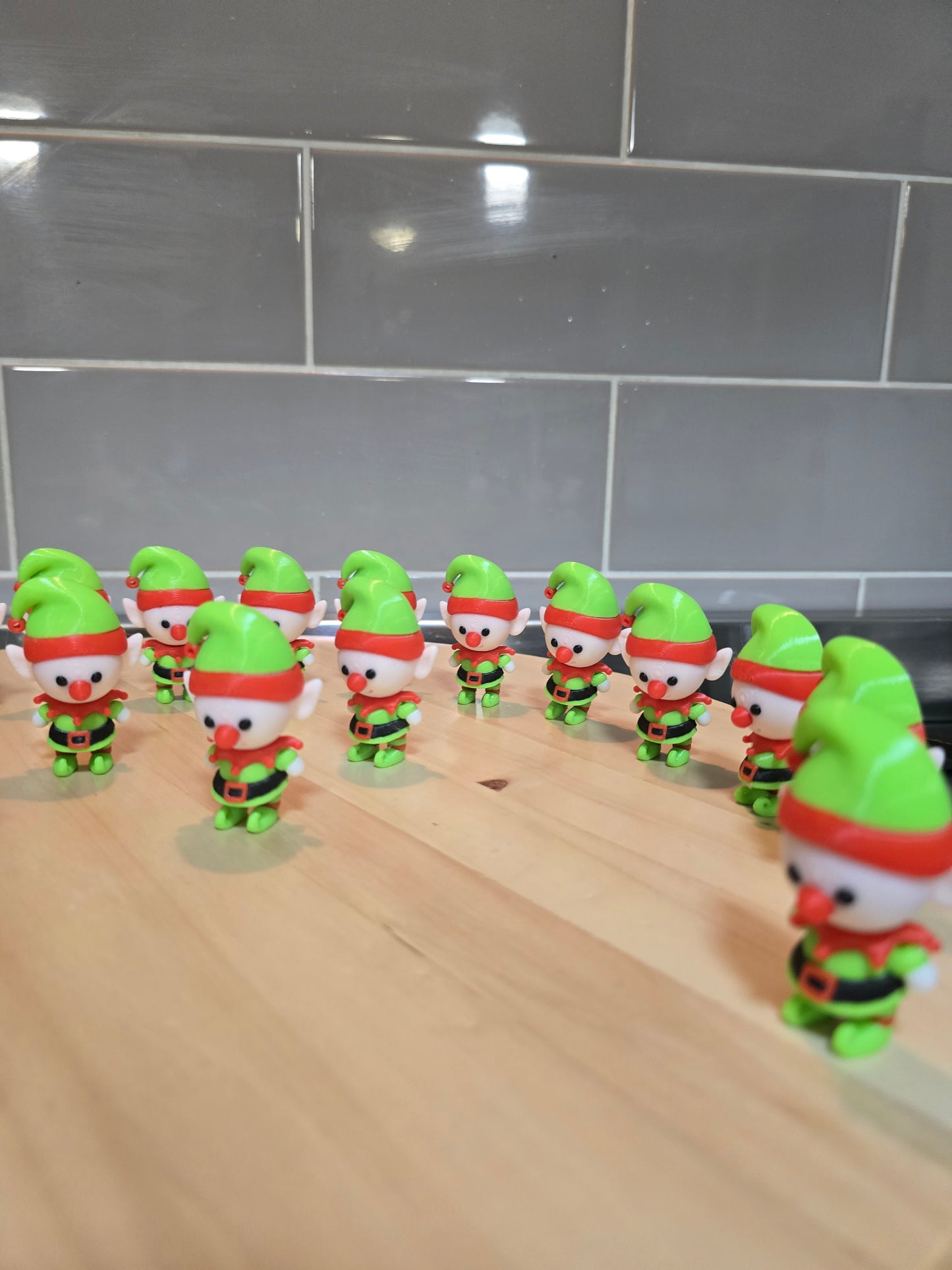 🎄Mini 3D Christmas Elf  – Fun and Fidget Friendly.