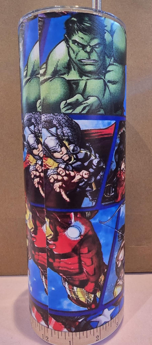 Super Heros 20oz Tumbler