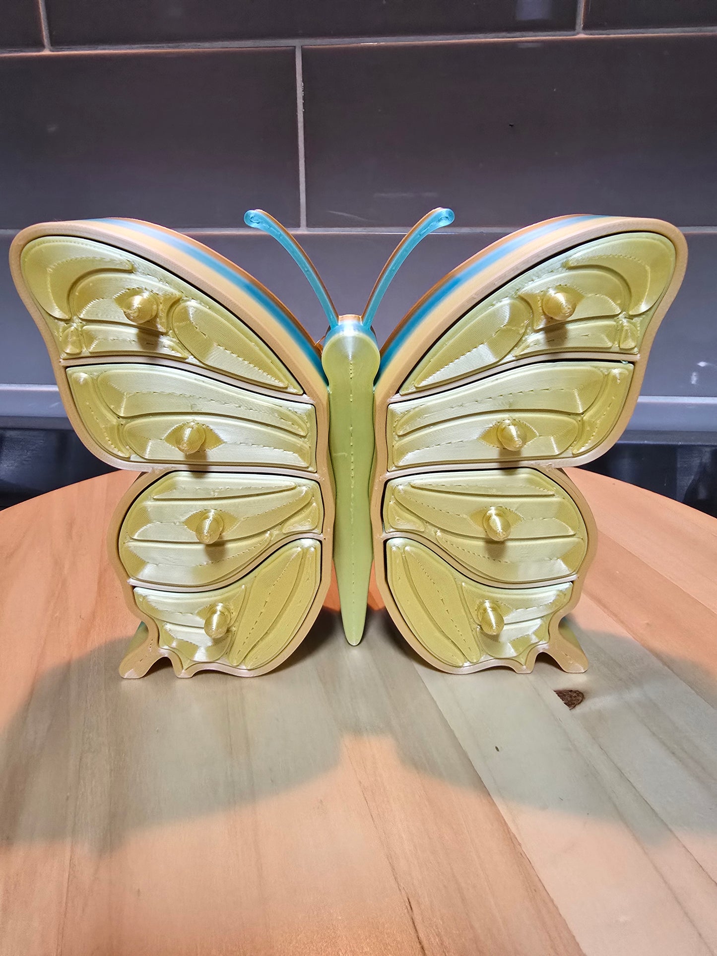 ✨ 3D Printed Butterfly Jewellery Box with Wing Drawers ✨