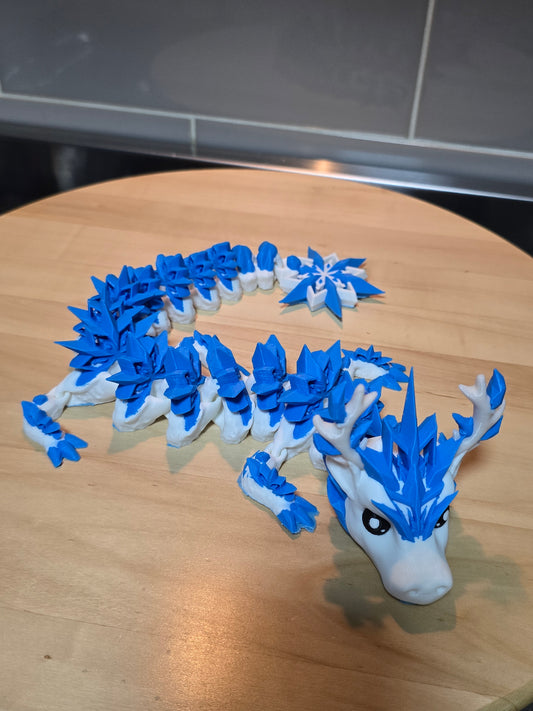 🐉3D printed articulated Icicle dragon