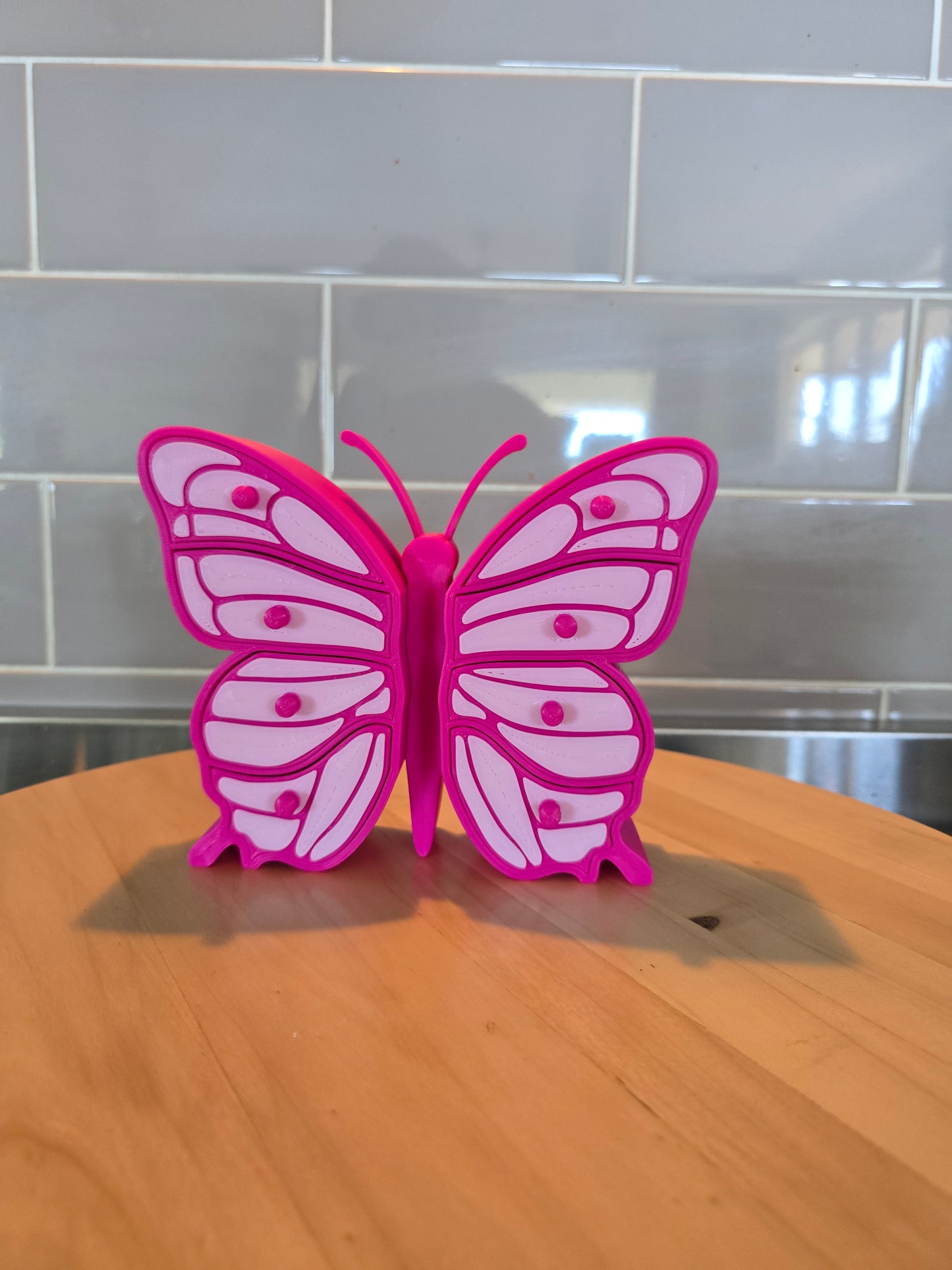 ✨ 3D Printed Butterfly Jewellery Box with Wing Drawers ✨