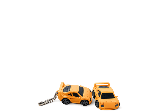 Mini muscle car keyrings