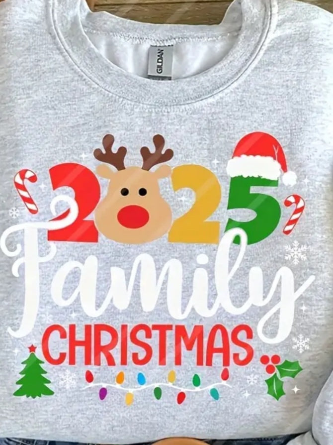 👕2025 Family 👨‍👩‍👧‍👧Christmas Tshirt