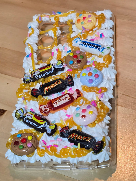 Chocolate themed phone case