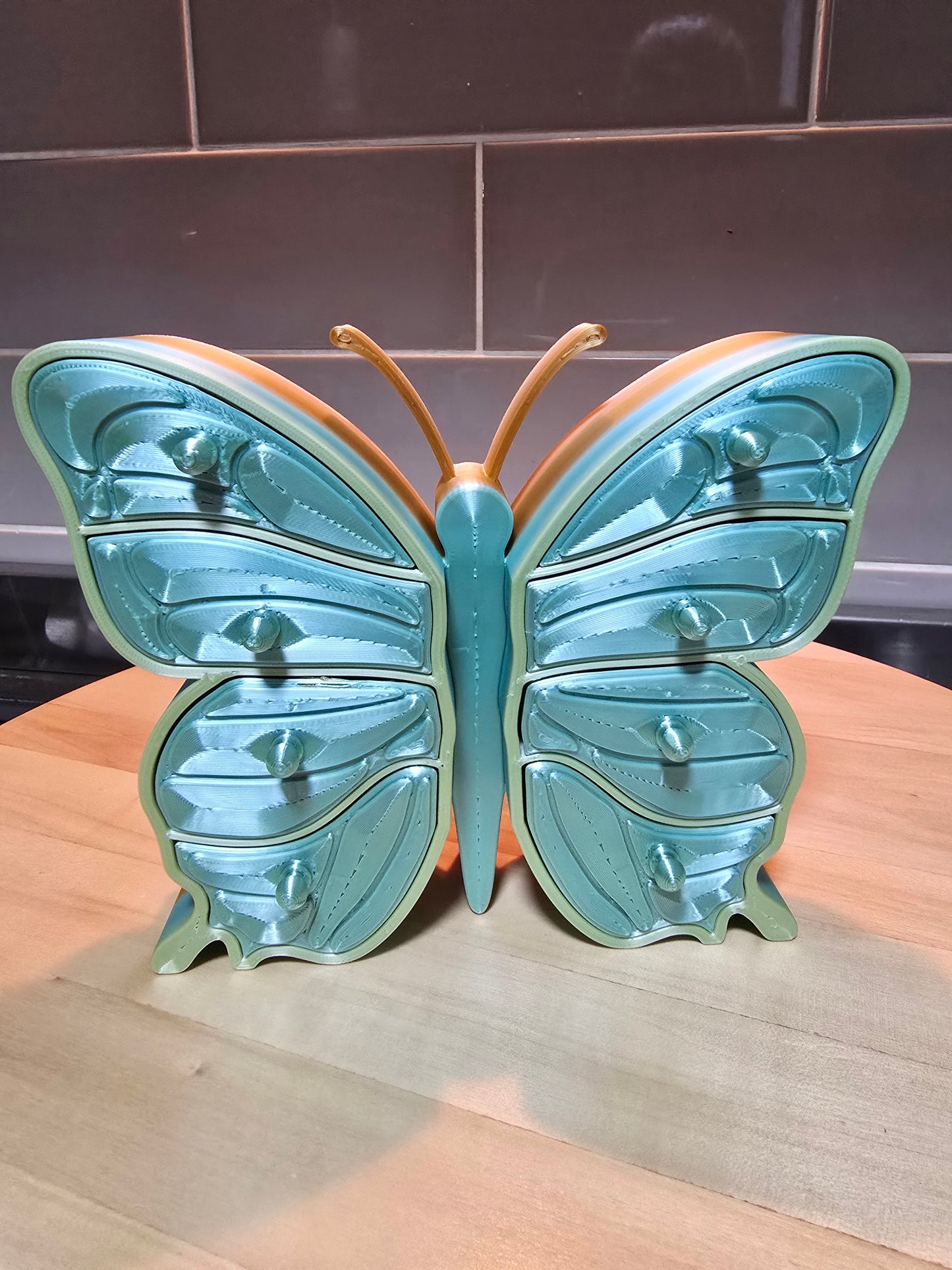 ✨ 3D Printed Butterfly Jewellery Box with Wing Drawers ✨