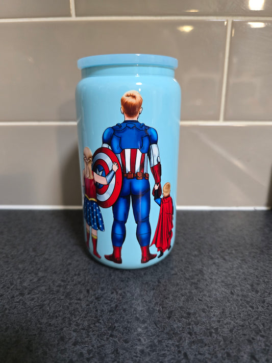 Best Dad Ever Glass