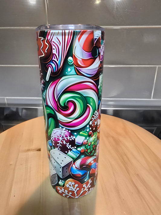 Gingerbread Man 20 oz tumbler