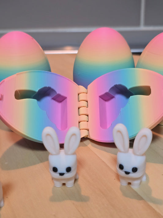 🐰 Candy Coloured Surprise Egg with Bunny Inside