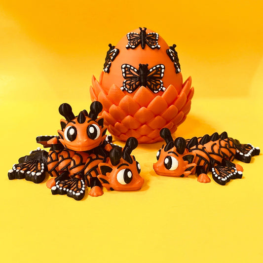 3D Printed Butterfly 🦋 Dragon and Egg combo