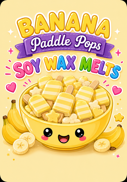 Banana Paddle Pop  - assorted wax melts
