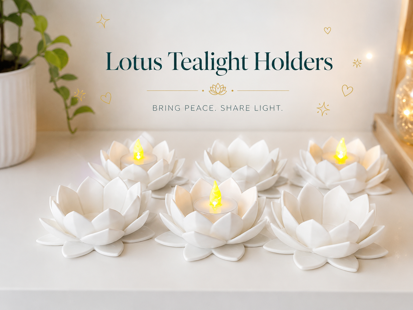 Lotus Tealight Holder