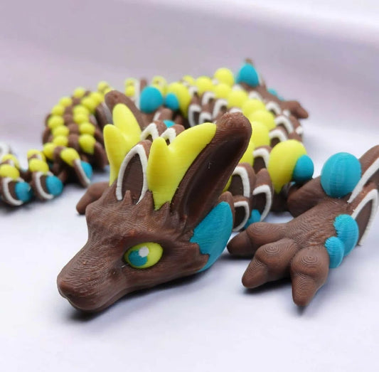 🐉🐣 Easter Egg Articulated Dragon – 3D Printed Collectible