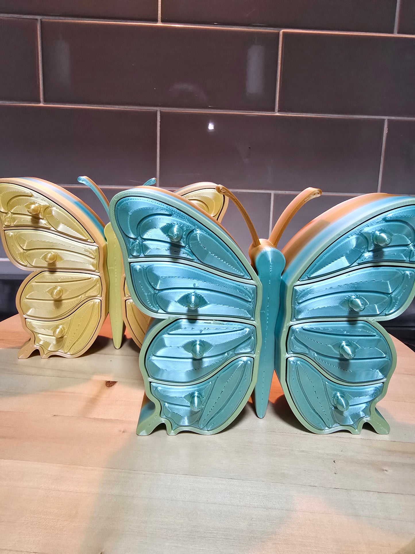 ✨ 3D Printed Butterfly Jewellery Box with Wing Drawers ✨