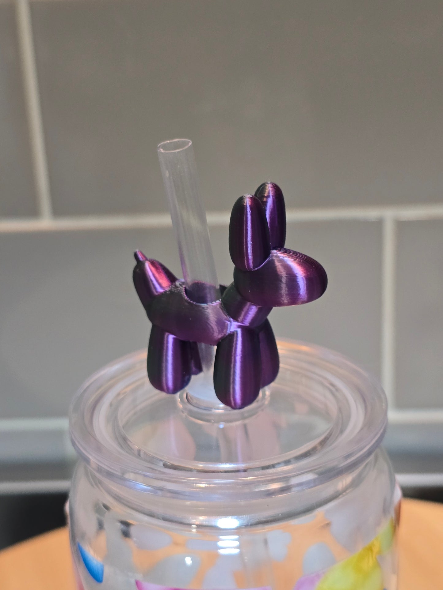 3D Straw Topper