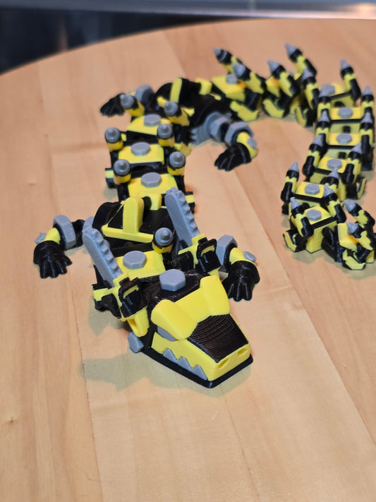 3D Printed Power Tools Dragon – Articulated Collectible