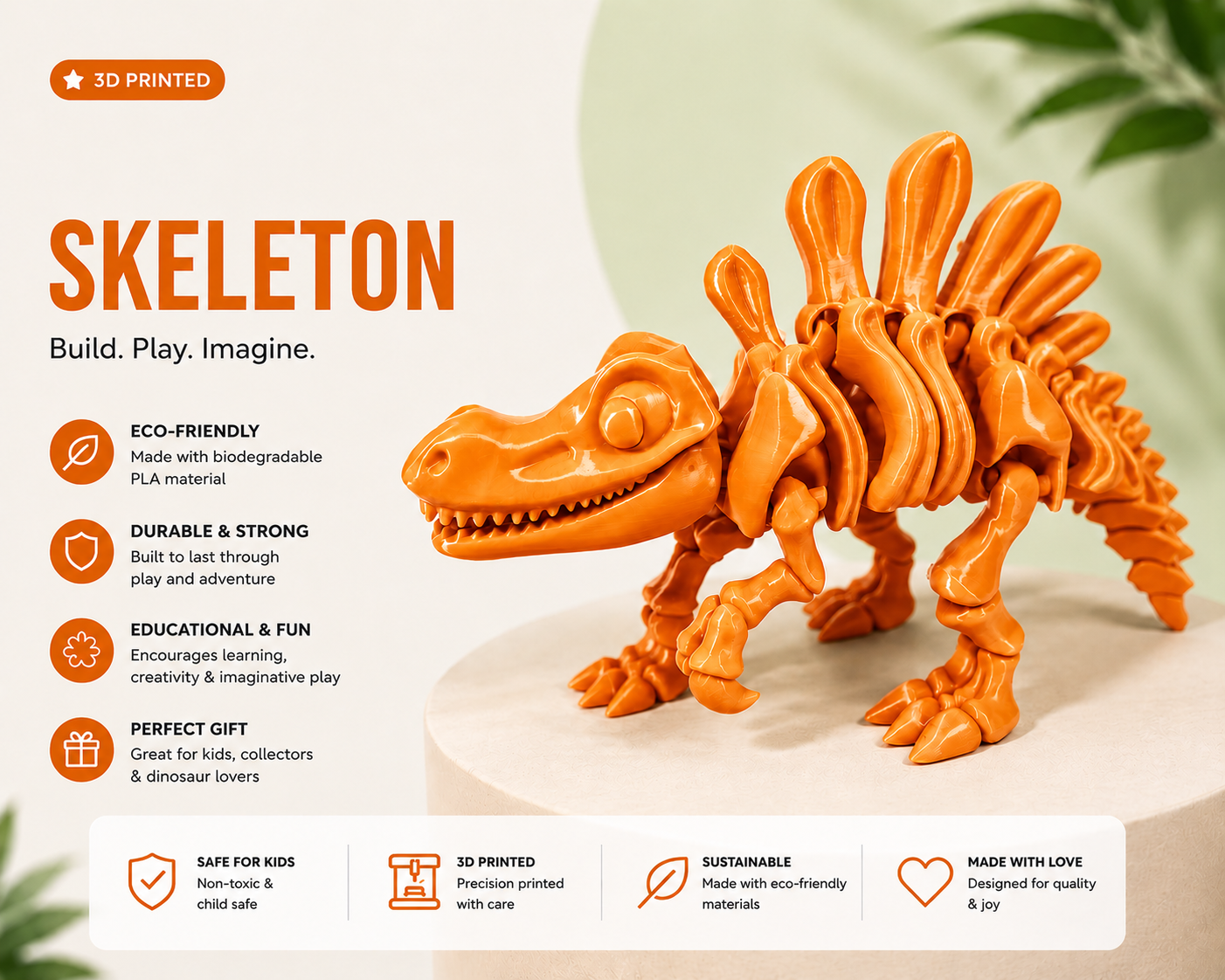 3D Printed Spinosaurus Collectible 🦖🌊