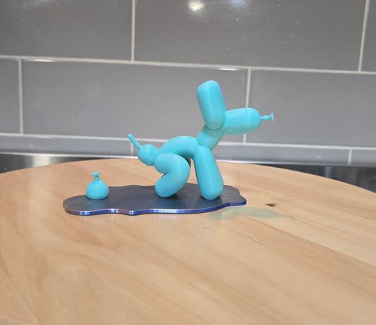 3D Pooping Balloon Dog
