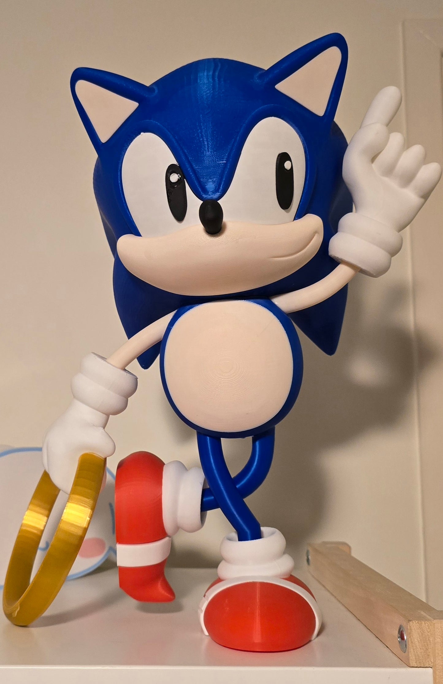 Sonic inspired figurine