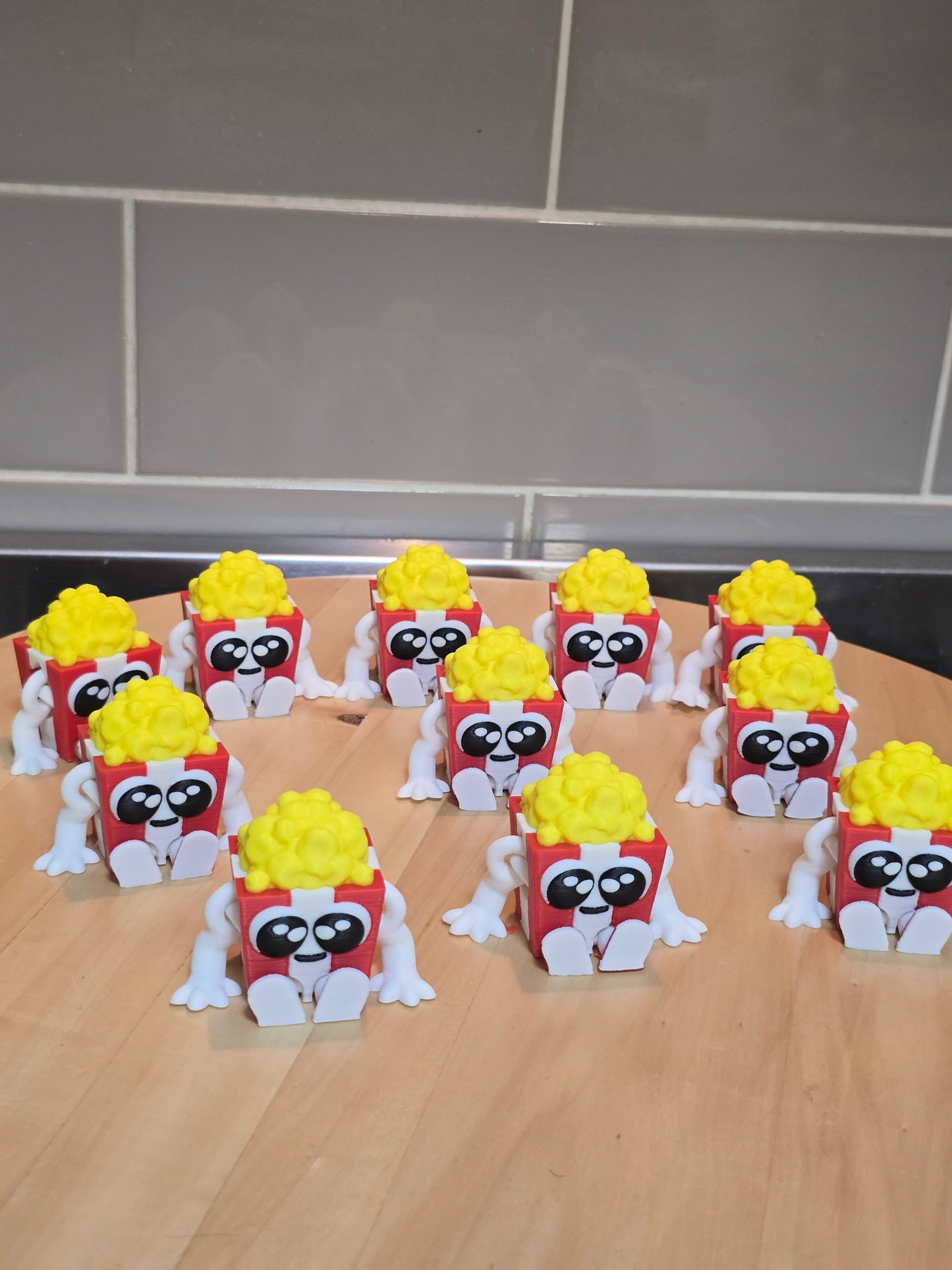 🍿 Popcorn Monsters – Mini 3D Printed Collectibles (5cm)