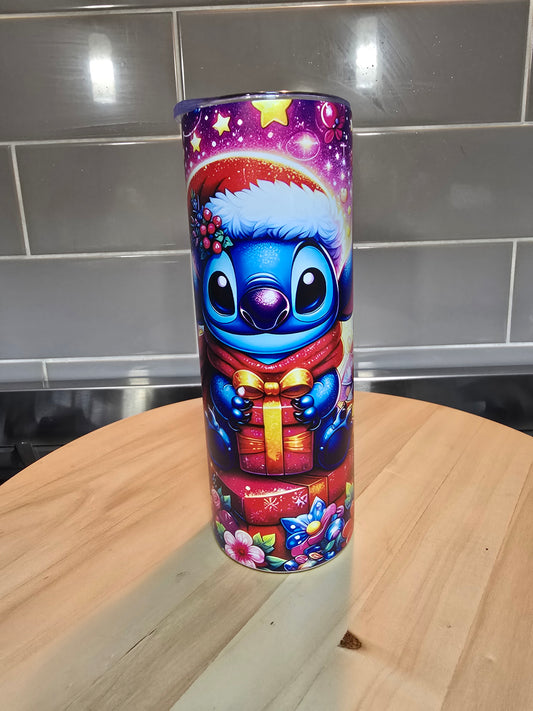 Stitch Christmas 20 oz tumbler