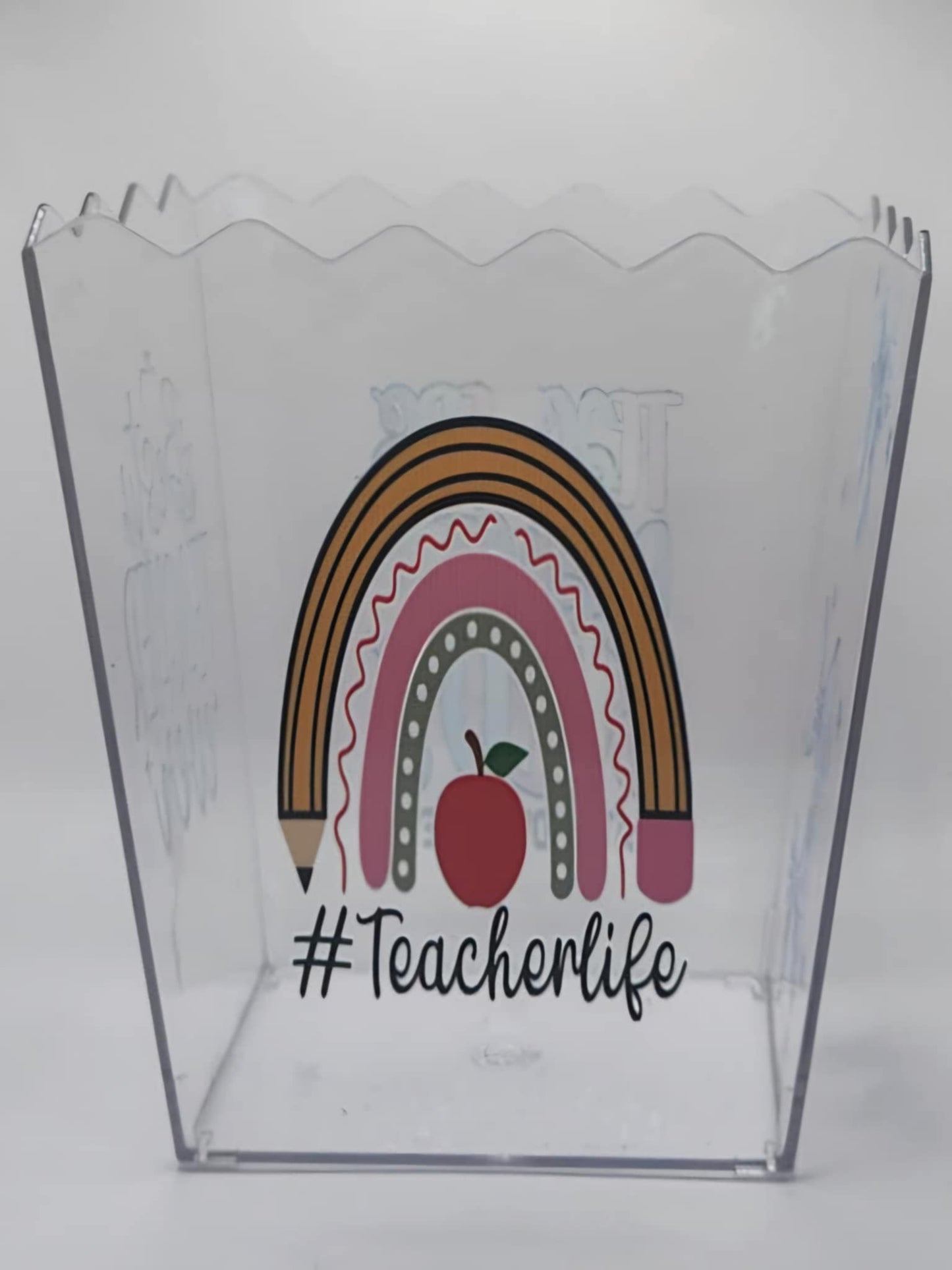 Teacher Popcorn / Snack Bucket #2