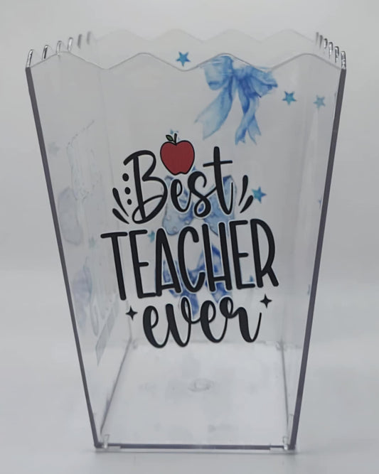 Teacher Popcorn / Snack Bucket #2